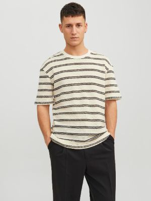 Striped Crew neck T-shirt sold by Jack & Jones