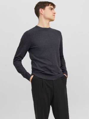 Plain Crew Neck Jumper sold by Jack & Jones