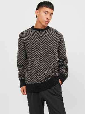 All Over Print Crew Neck Jumper sold by Jack & Jones
