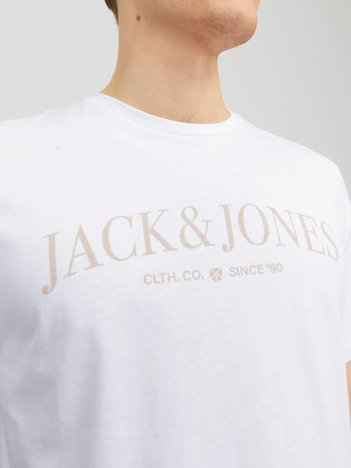 Logo Crew neck T-shirt sold by Jack & Jones product image thumbnail 5