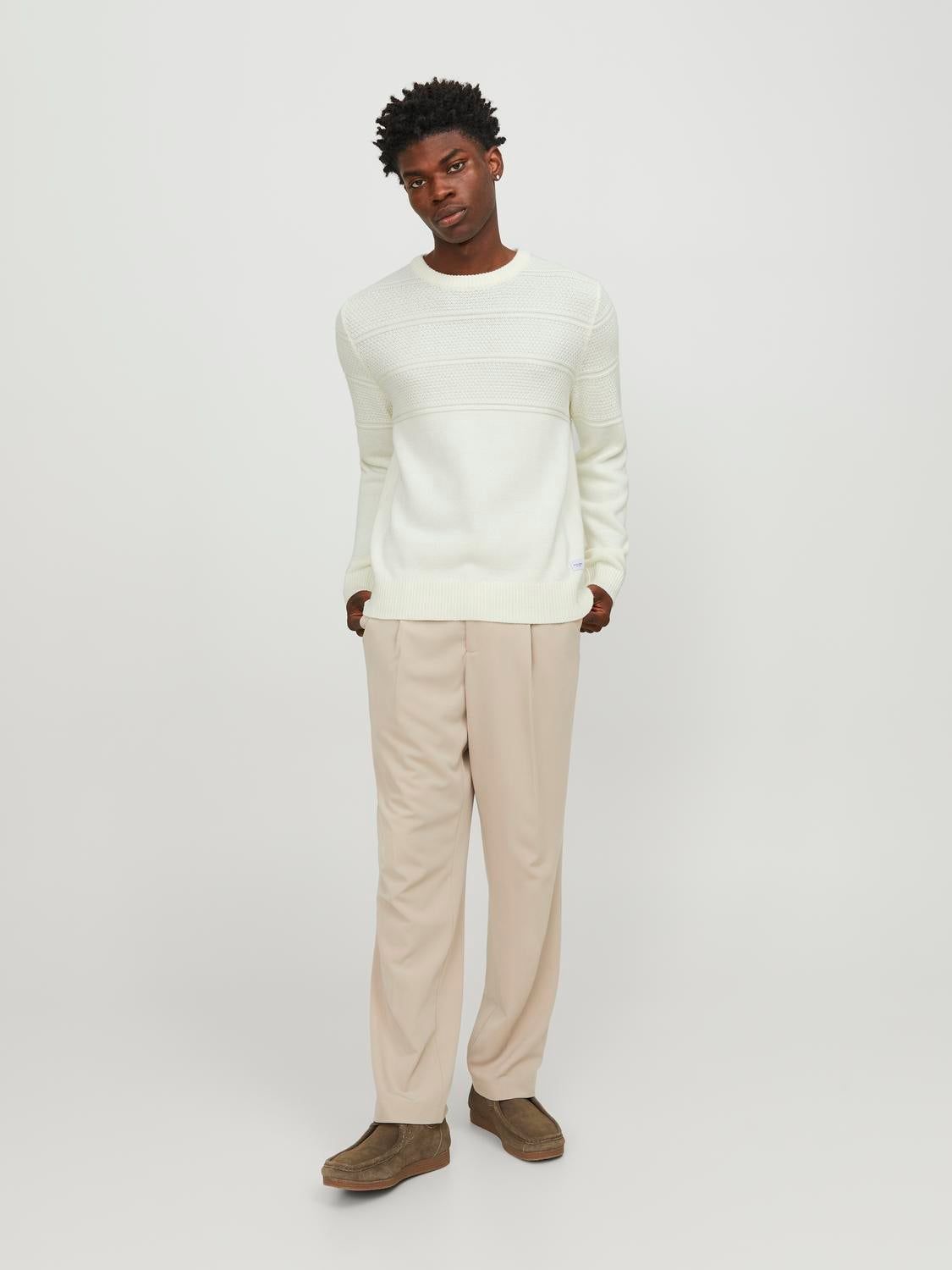 Plain Crew Neck Jumper sold by Jack & Jones product image thumbnail 4