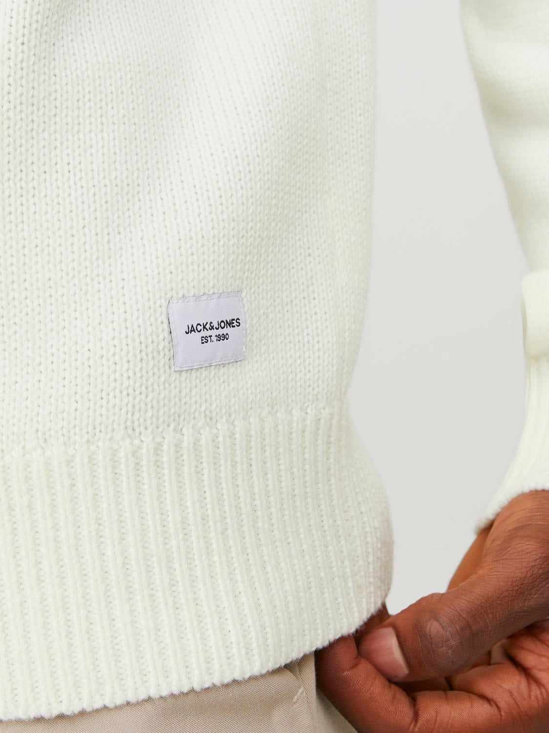 Plain Crew Neck Jumper sold by Jack & Jones product image thumbnail 5