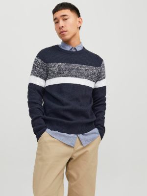 Plain Crew Neck Jumper sold by Jack & Jones