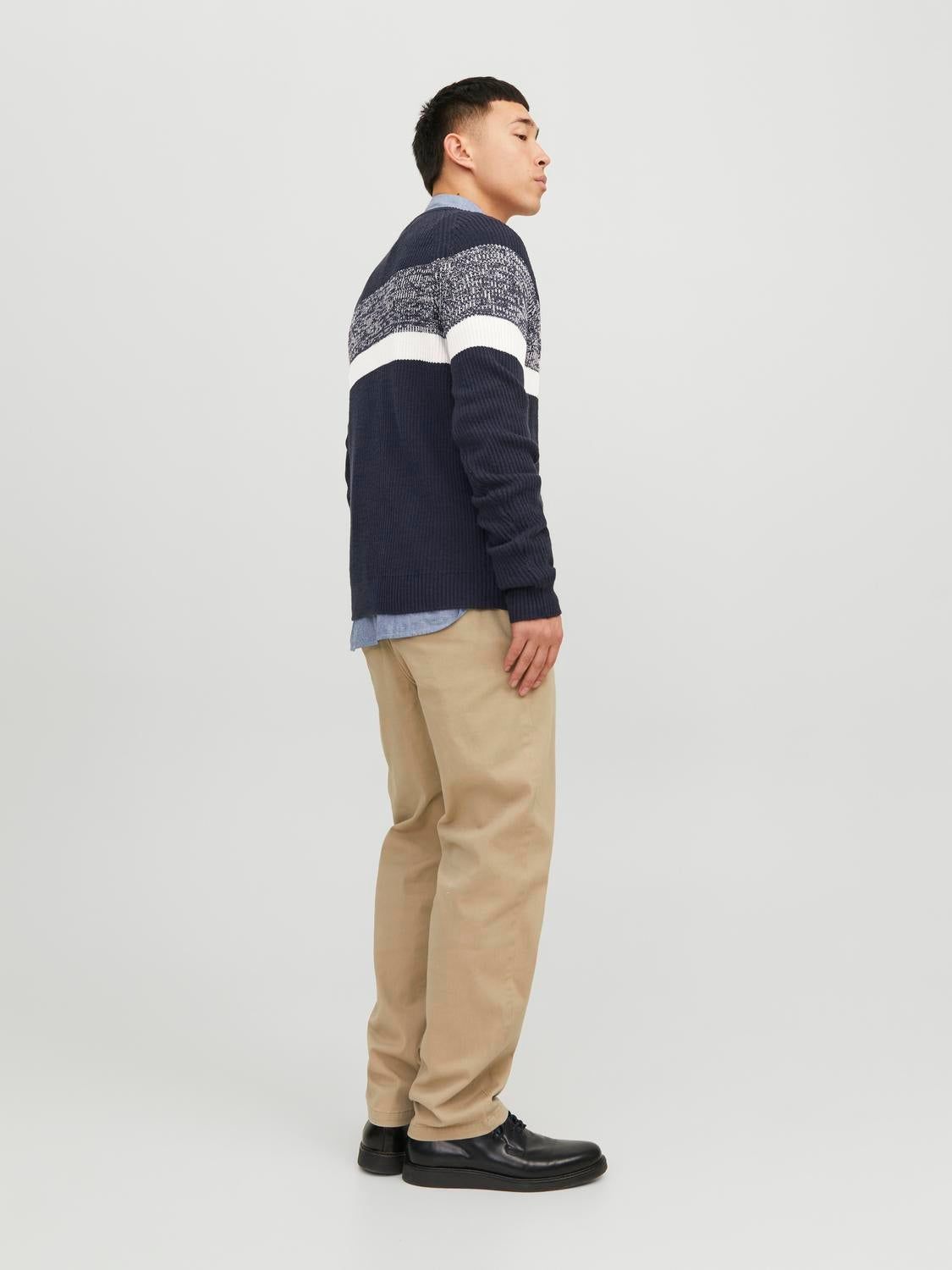 Plain Crew Neck Jumper sold by Jack & Jones product image thumbnail 2