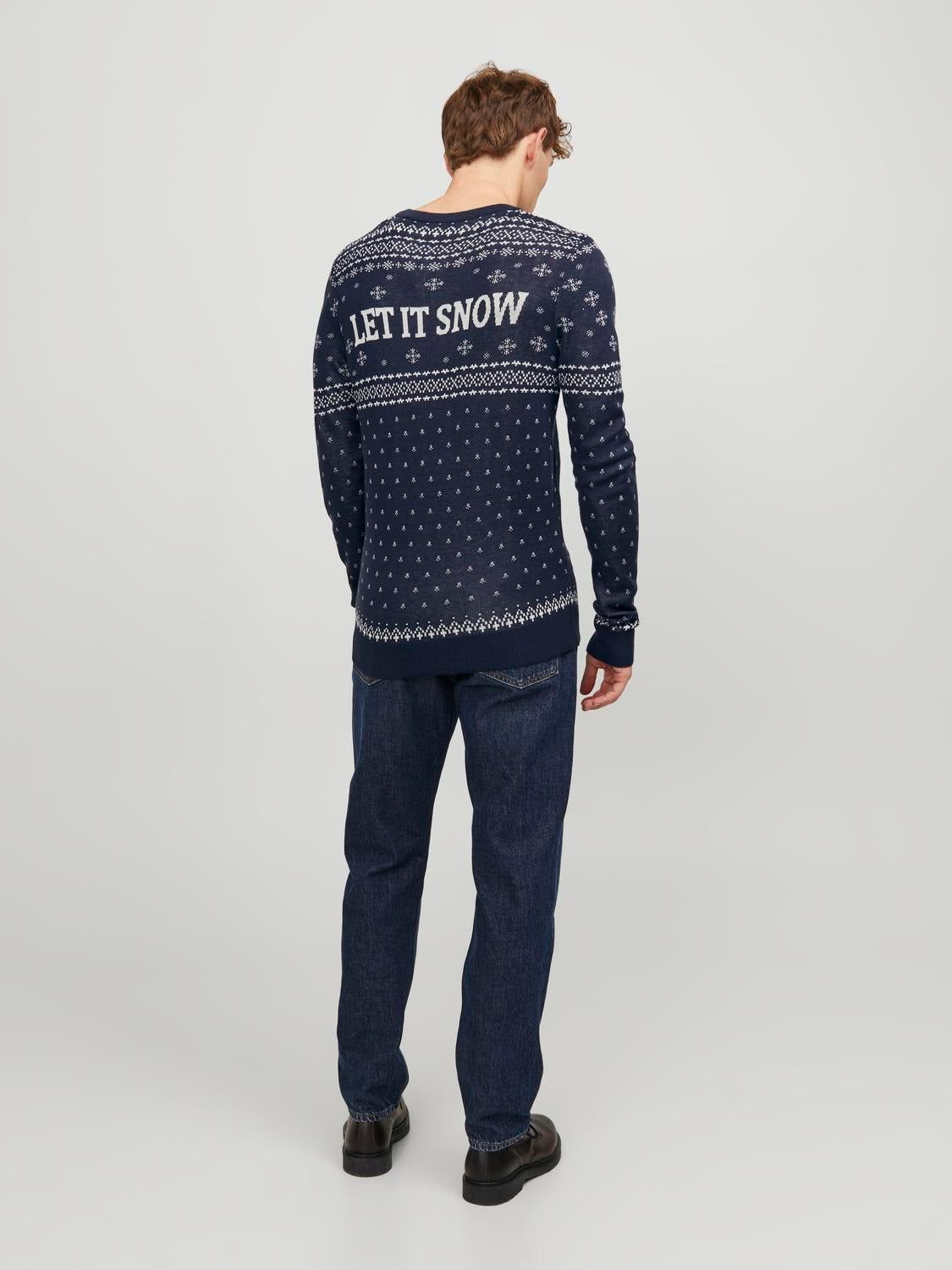 X-mas Crew Neck Jumper sold by Jack & Jones product image thumbnail 2