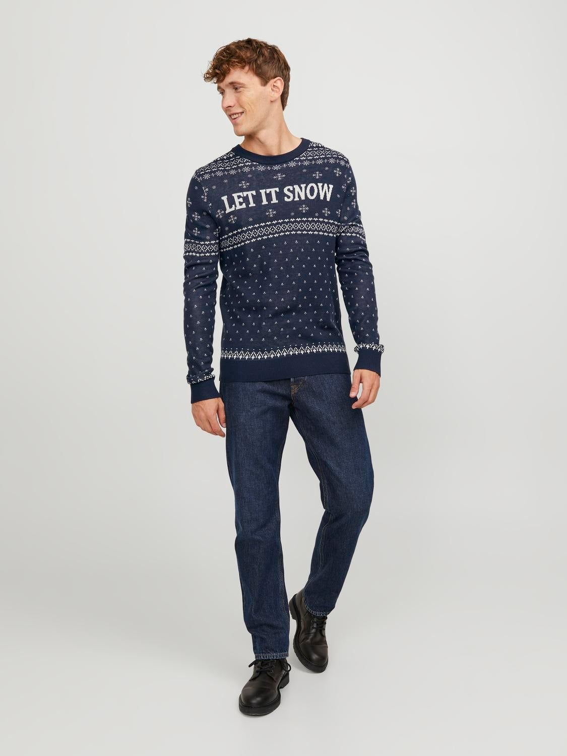 X-mas Crew Neck Jumper sold by Jack & Jones product image thumbnail 4