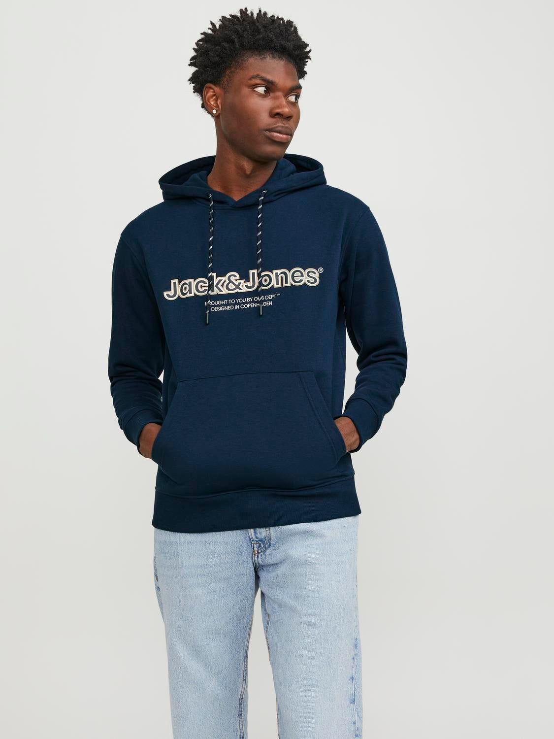 Printed Hoodie sold by Jack & Jones