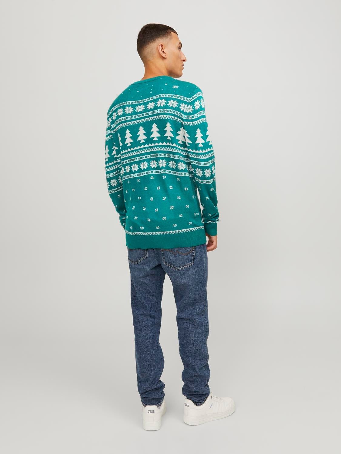 X-mas Crew Neck Jumper sold by Jack & Jones product image thumbnail 2