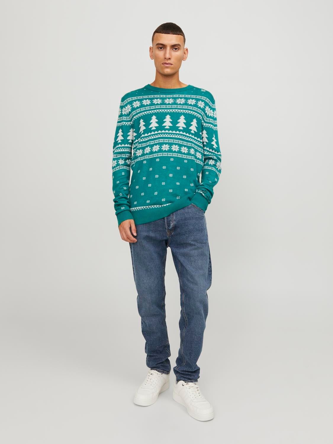 X-mas Crew Neck Jumper sold by Jack & Jones product image thumbnail 4