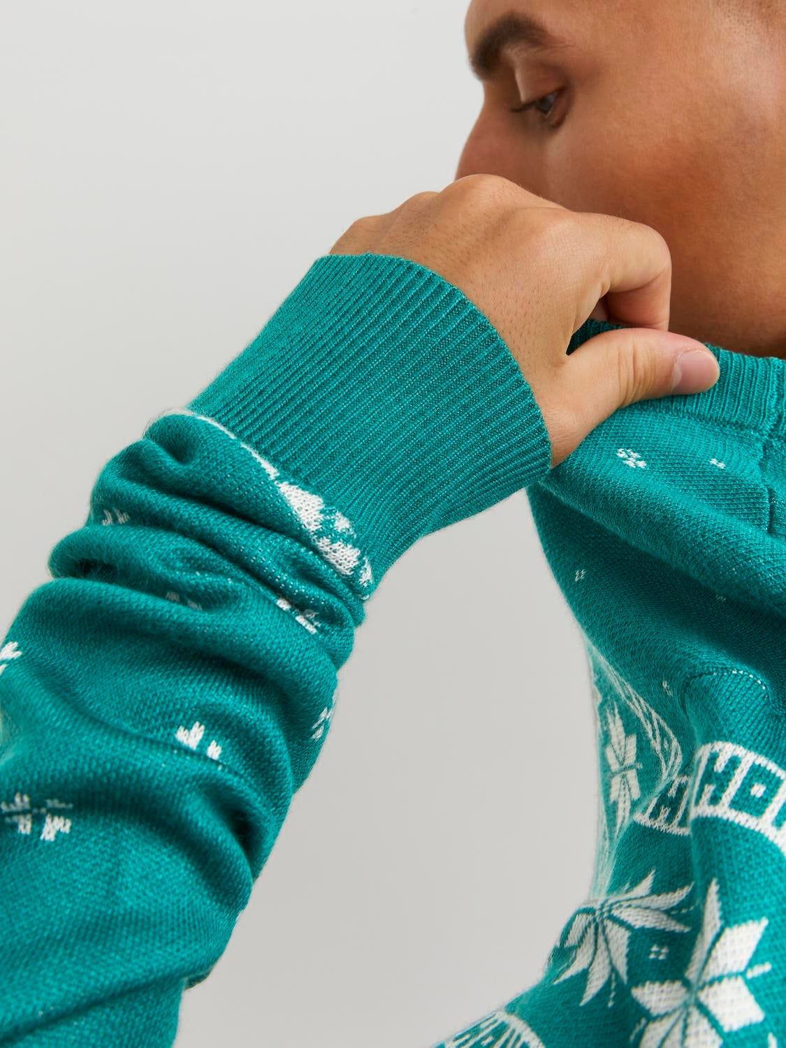 X-mas Crew Neck Jumper sold by Jack & Jones product image thumbnail 5