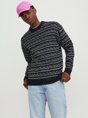 All Over Print Crew Neck Jumper sold by Jack & Jones