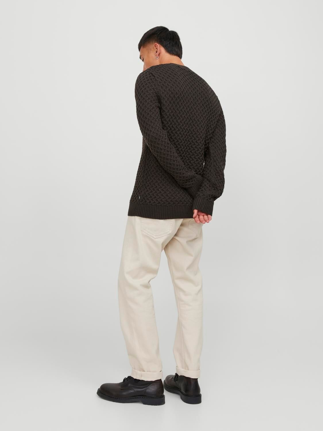 Plain Crew Neck Jumper sold by Jack & Jones product image thumbnail 2