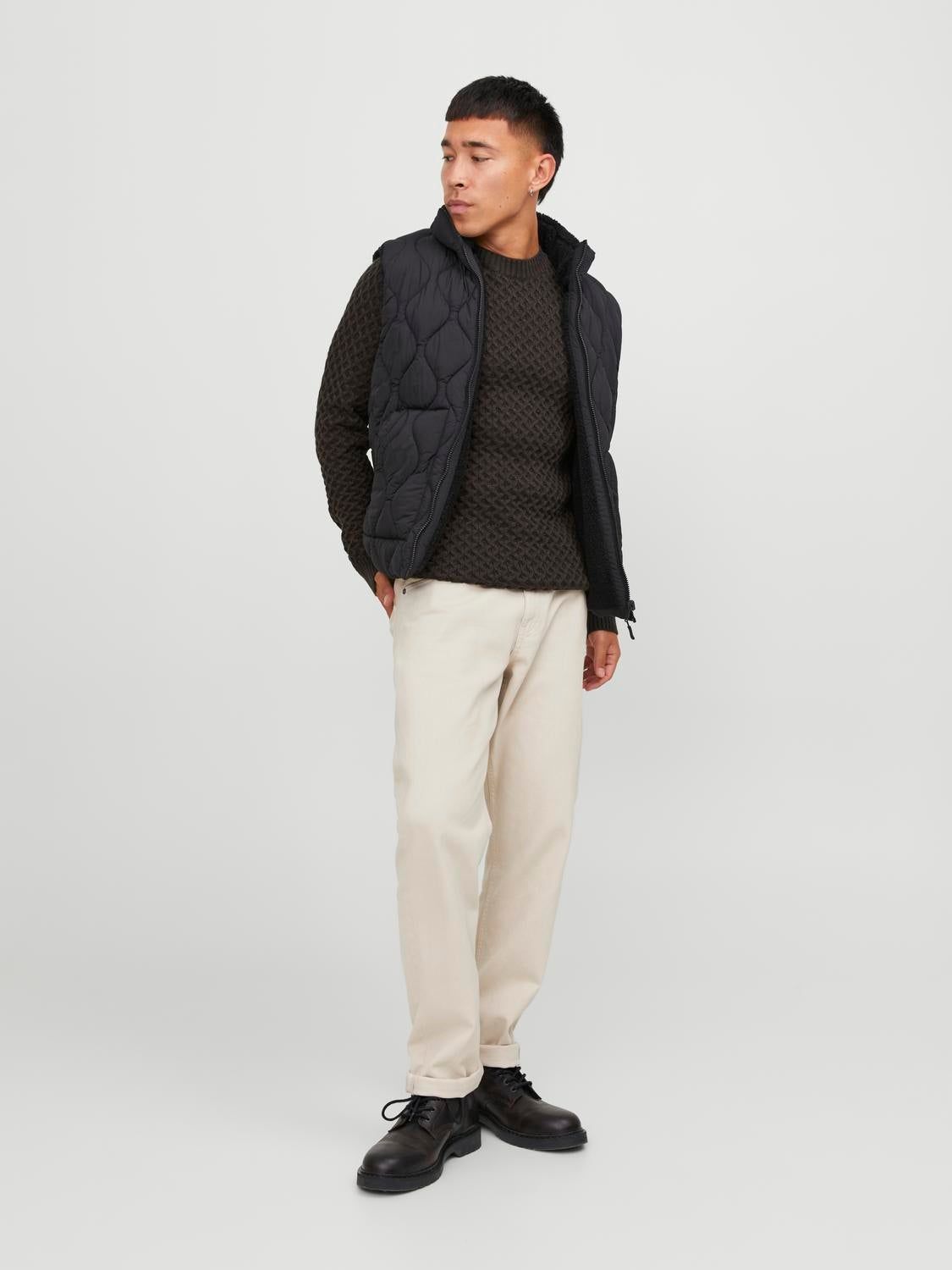 Plain Crew Neck Jumper sold by Jack & Jones product image thumbnail 4