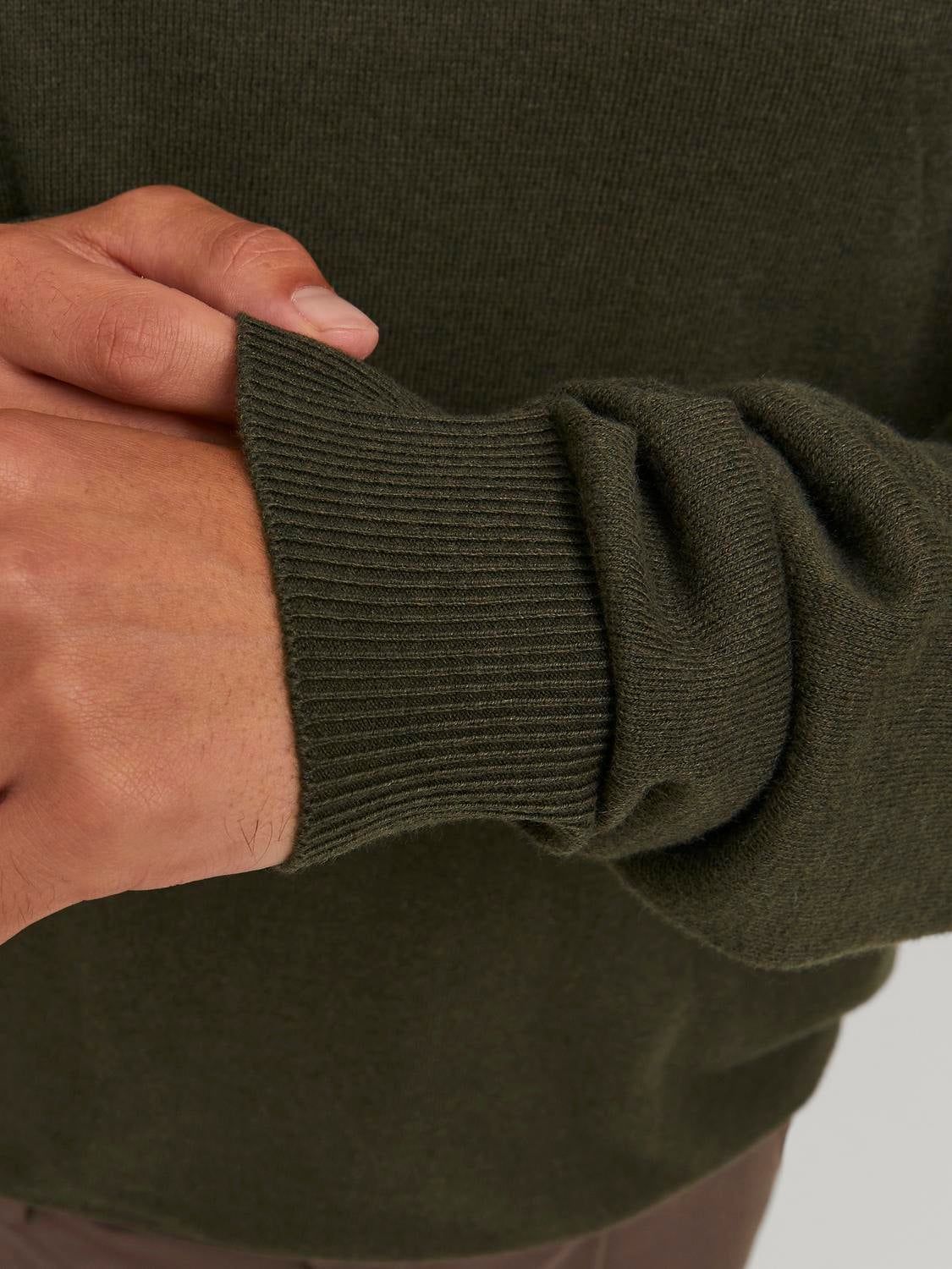 Plain Crew Neck Jumper sold by Jack & Jones product image thumbnail 5