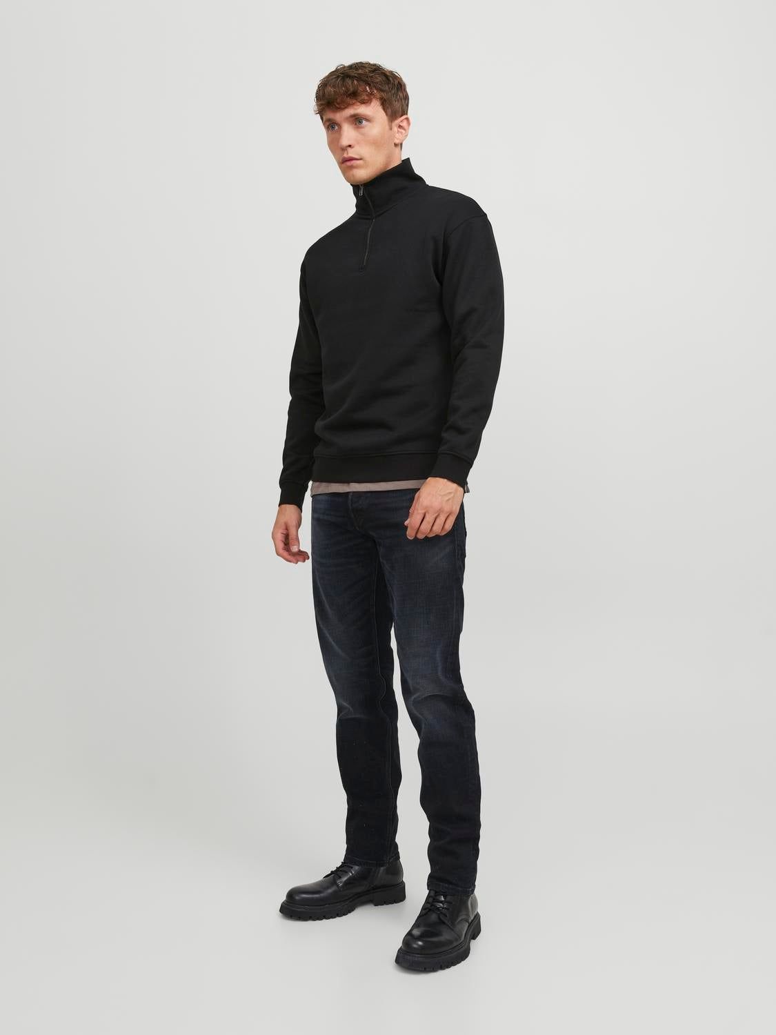 Plain Half Zip Sweatshirt sold by Jack & Jones product image thumbnail 4