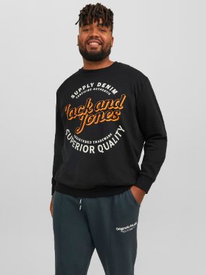 Plus Size Logo Crewn Neck Sweatshirt sold by Jack & Jones