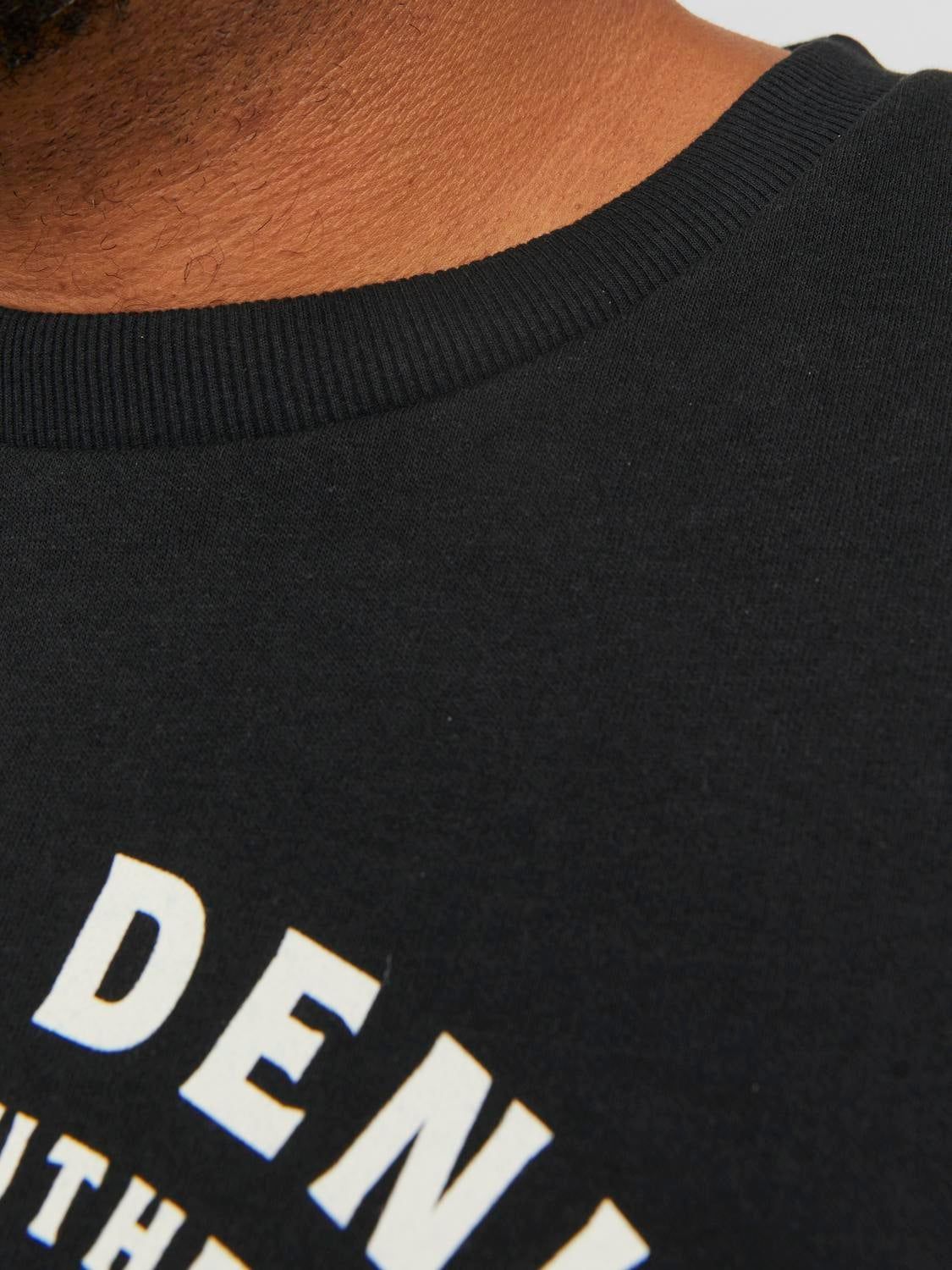 Plus Size Logo Crewn Neck Sweatshirt sold by Jack & Jones product image thumbnail 5