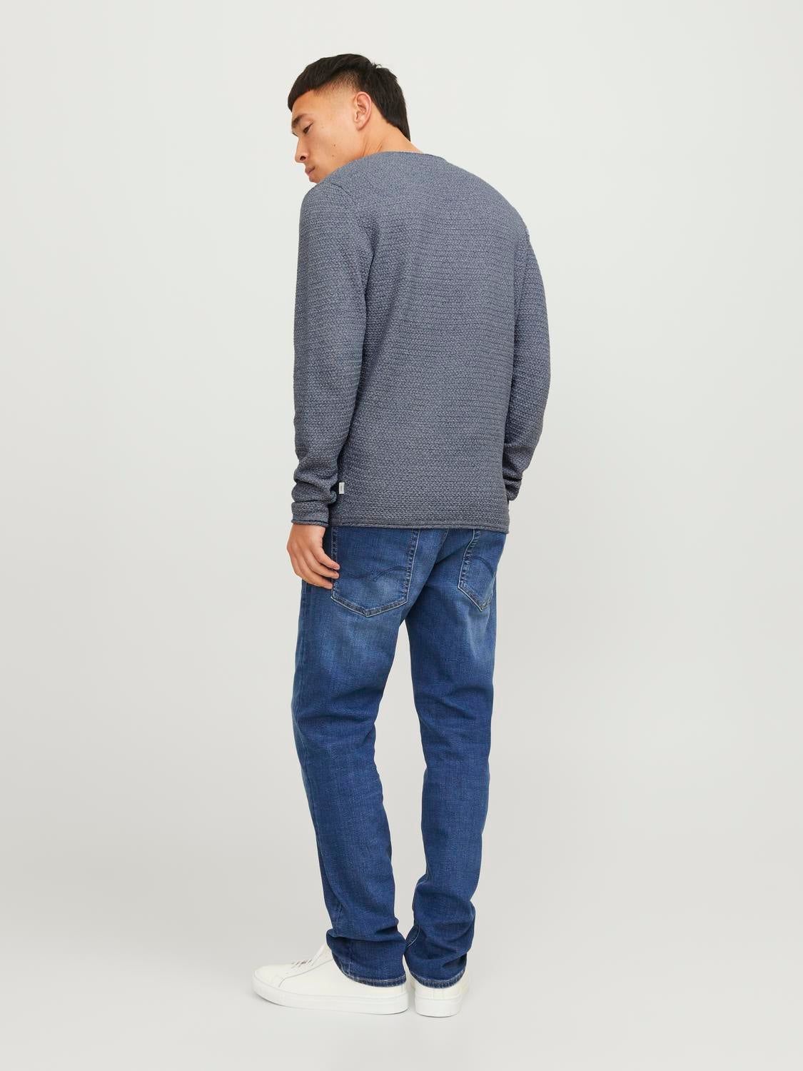 Plain Crew Neck Jumper sold by Jack & Jones product image thumbnail 2