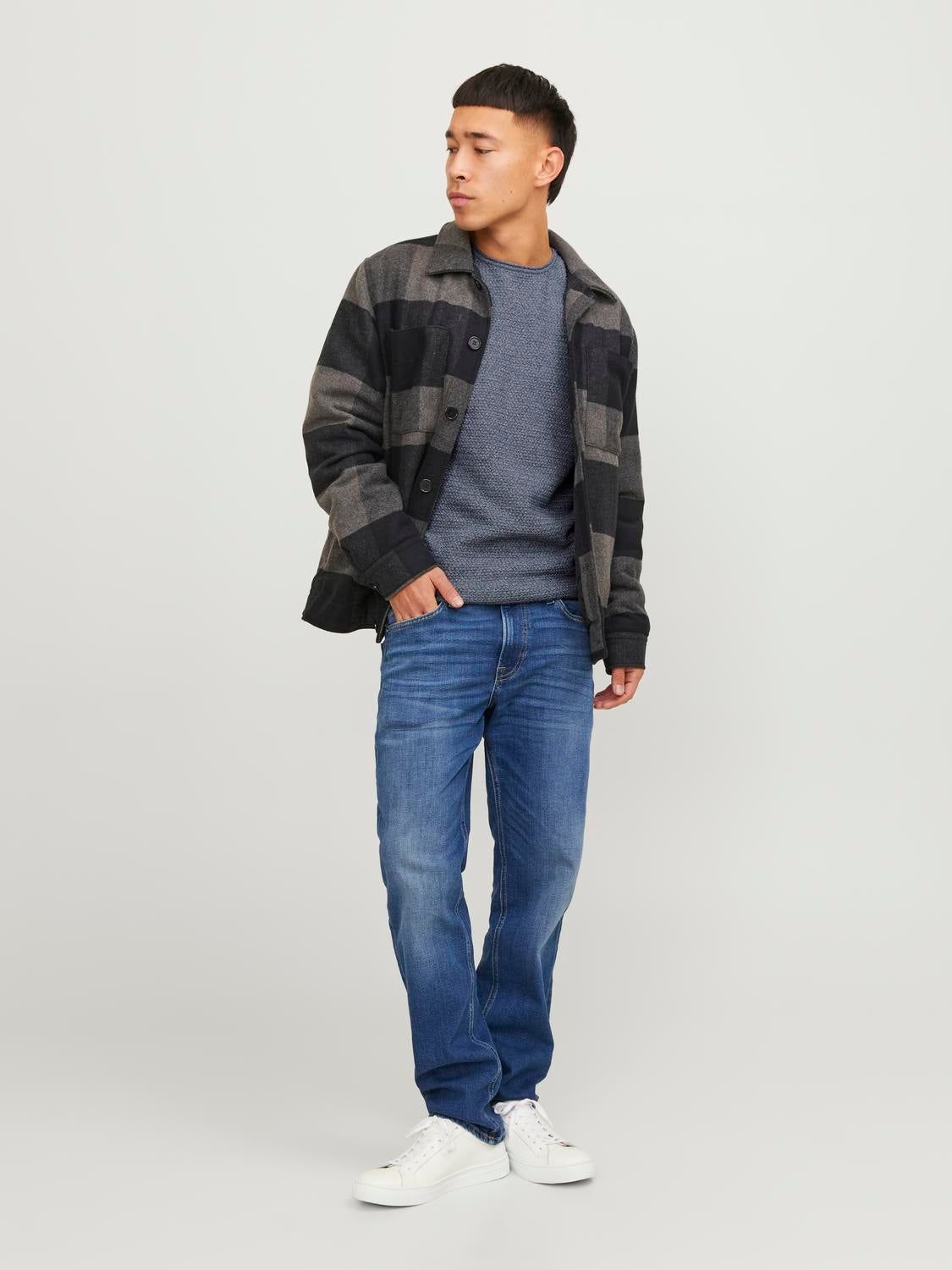 Plain Crew Neck Jumper sold by Jack & Jones product image thumbnail 4