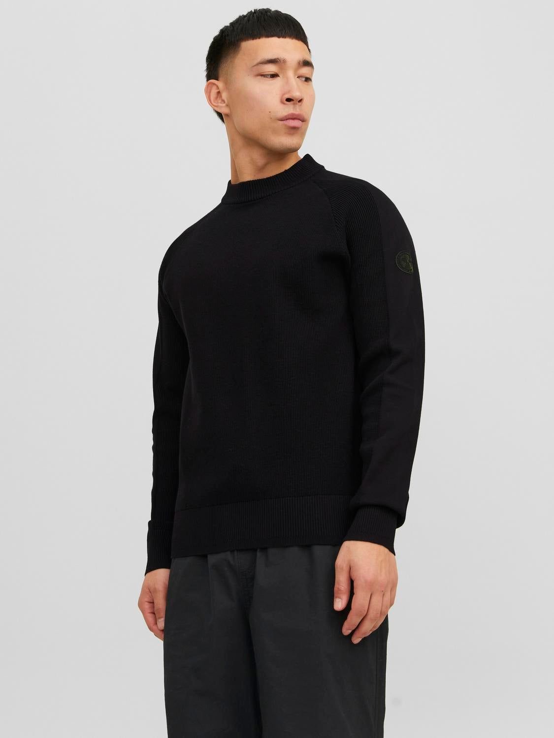 Plain Crew Neck Jumper sold by Jack & Jones