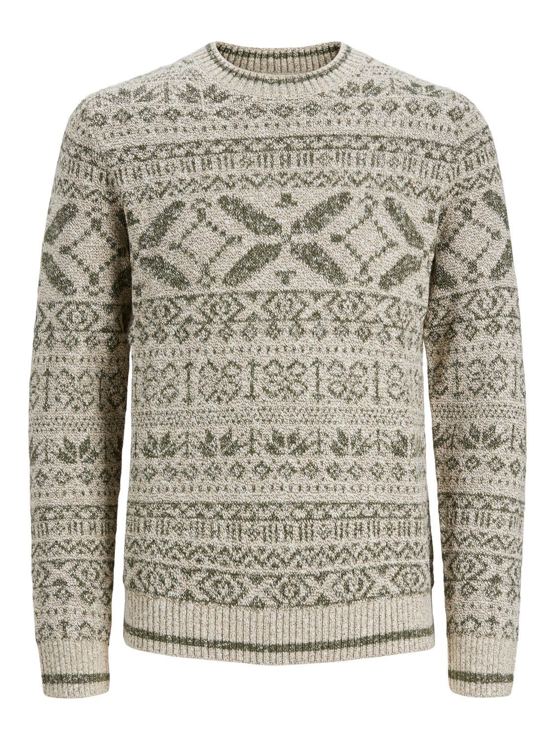 All Over Print Crew Neck Jumper sold by Jack & Jones product image thumbnail 3