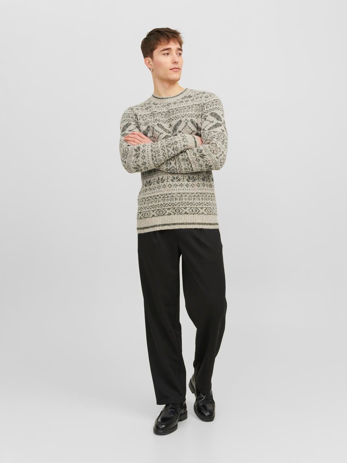 All Over Print Crew Neck Jumper sold by Jack & Jones product image thumbnail 4