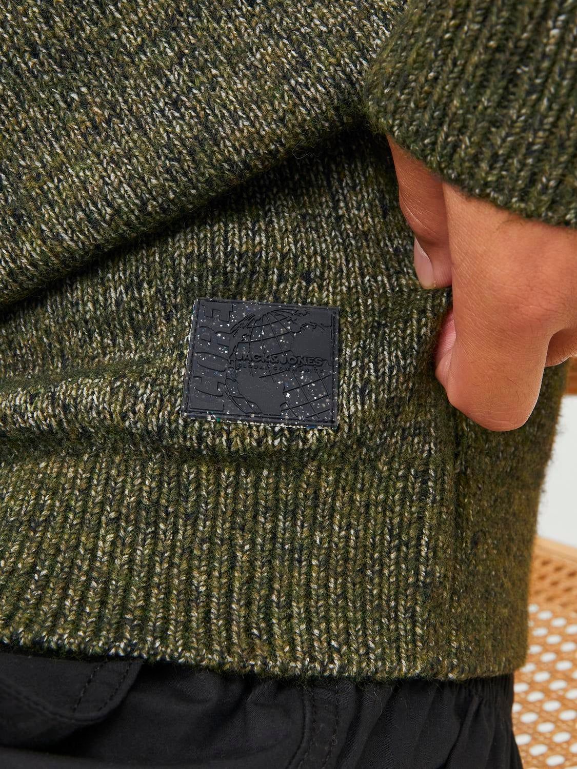 Melange Crew Neck Jumper sold by Jack & Jones product image thumbnail 5