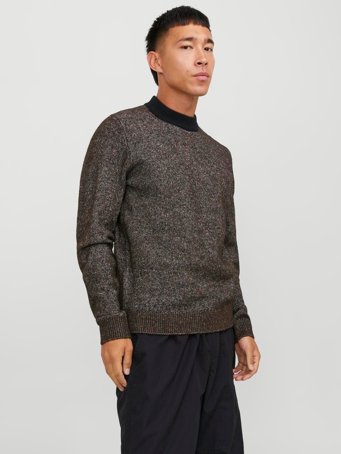 Melange Crew Neck Jumper sold by Jack & Jones