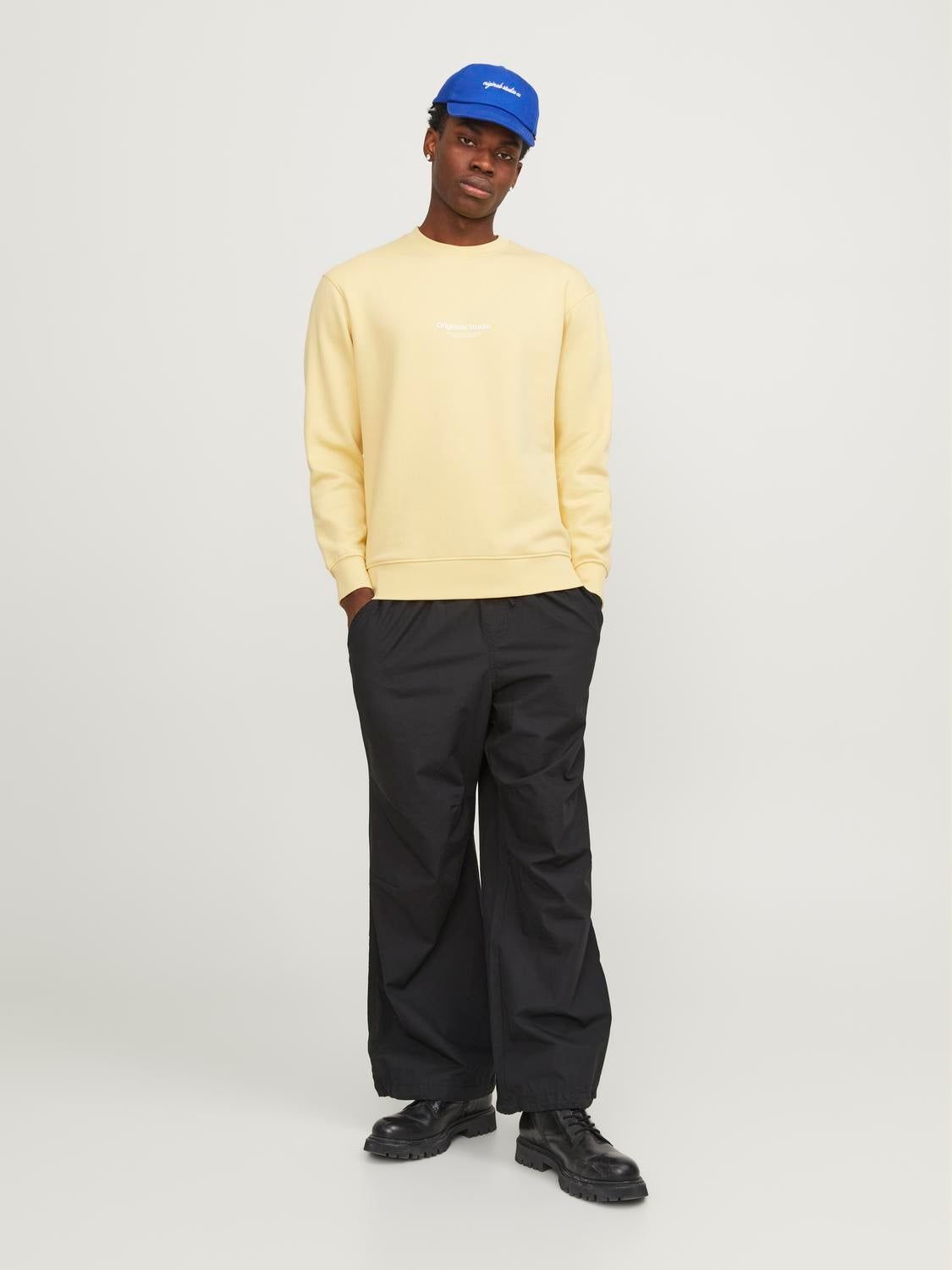 Printed Crewn Neck Sweatshirt sold by Jack & Jones product image thumbnail 4