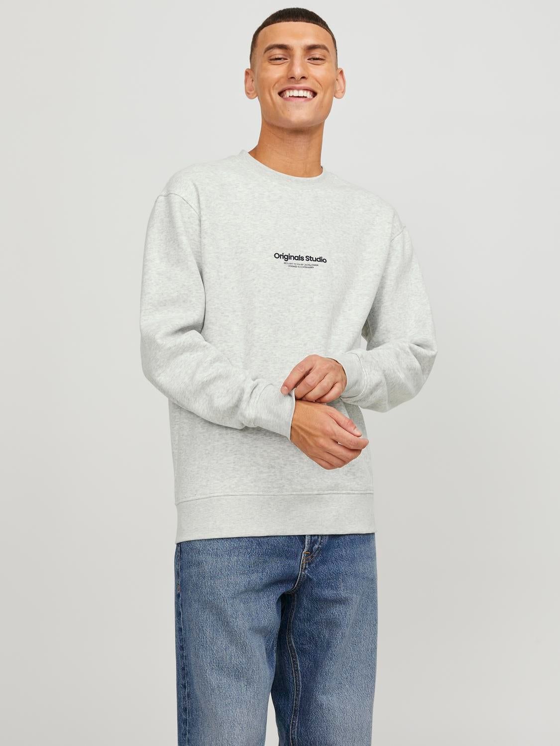Printed Crewn Neck Sweatshirt sold by Jack & Jones