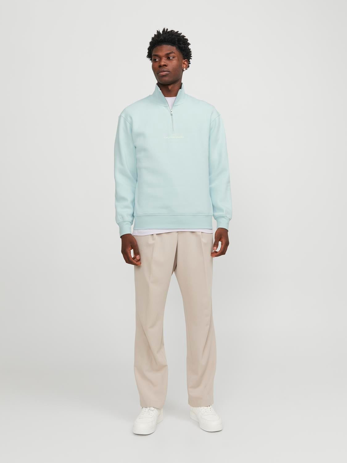 Text Half Zip Sweatshirt sold by Jack & Jones product image thumbnail 4