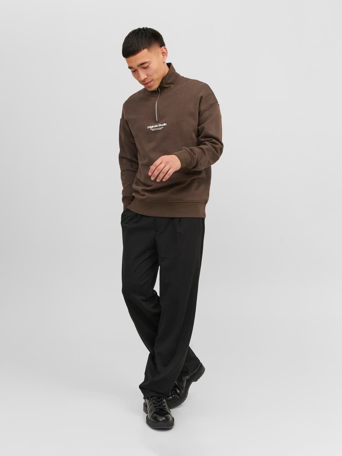 Text Half Zip Sweatshirt sold by Jack & Jones product image thumbnail 4