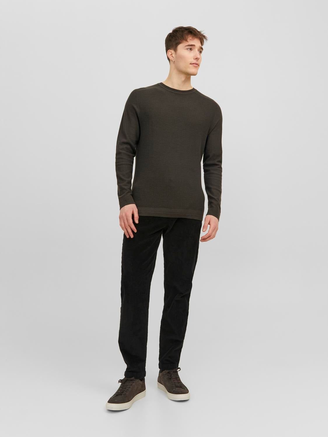 Plain Crew Neck Jumper sold by Jack & Jones product image thumbnail 4