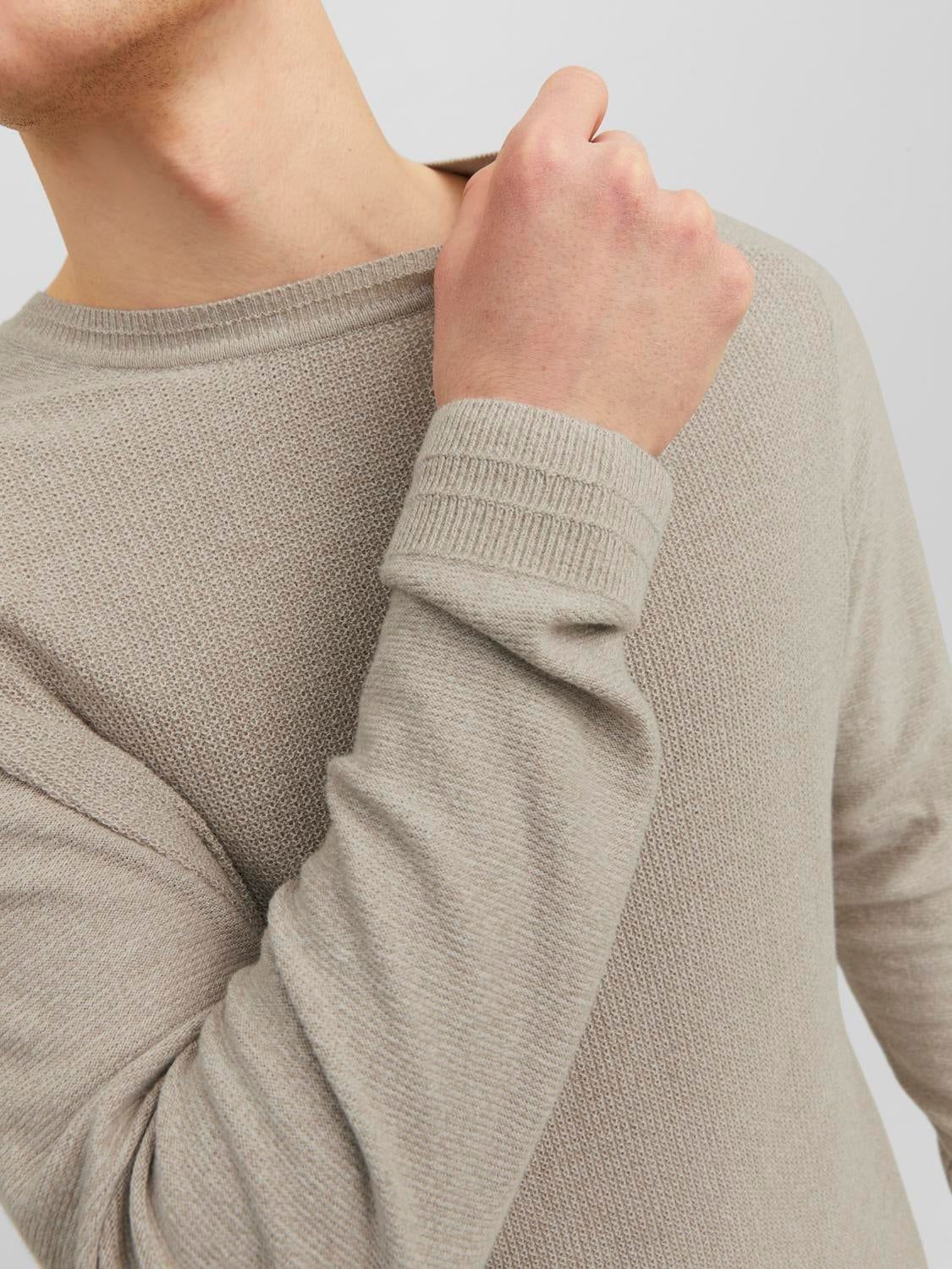 Plain Crew Neck Jumper sold by Jack & Jones product image thumbnail 5