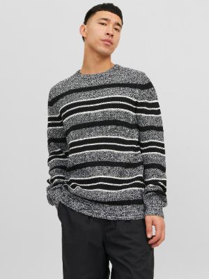 Striped Crew Neck Jumper sold by Jack & Jones