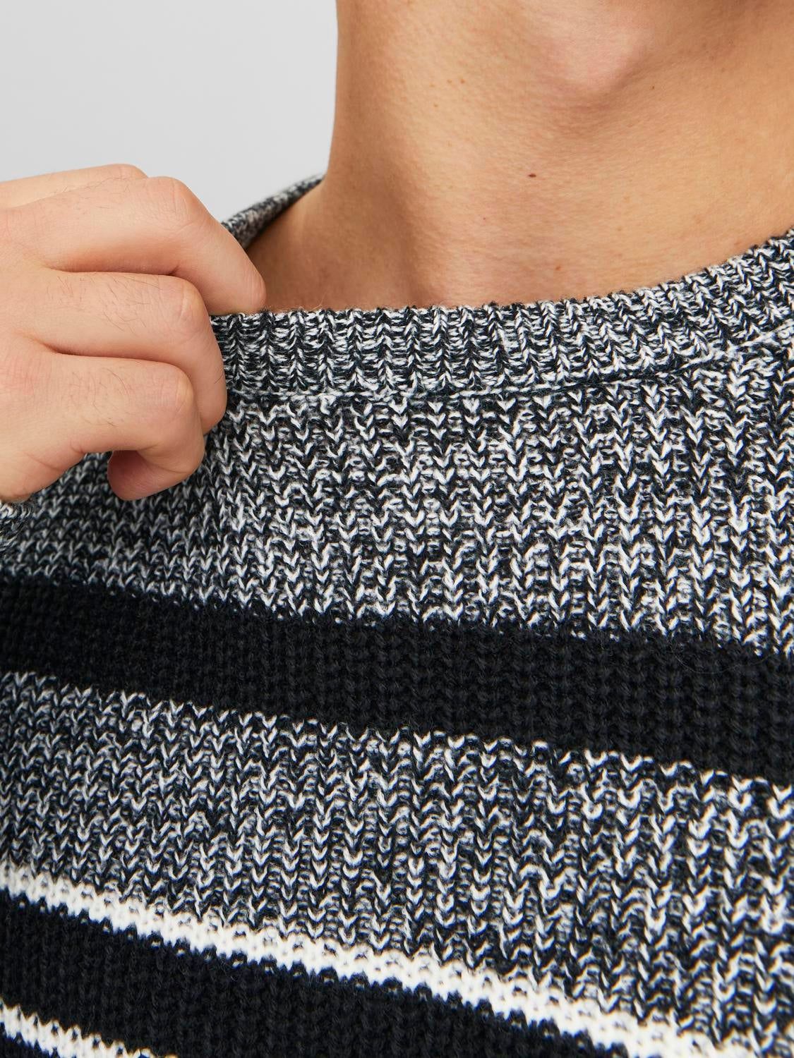 Striped Crew Neck Jumper sold by Jack & Jones product image thumbnail 5