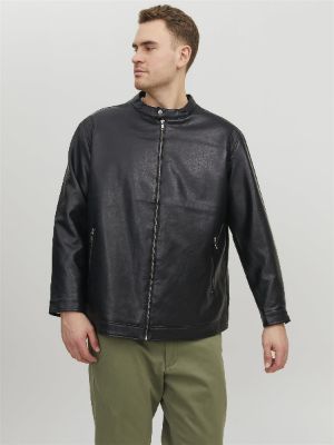 Plus Size Faux leather jacket sold by Jack & Jones