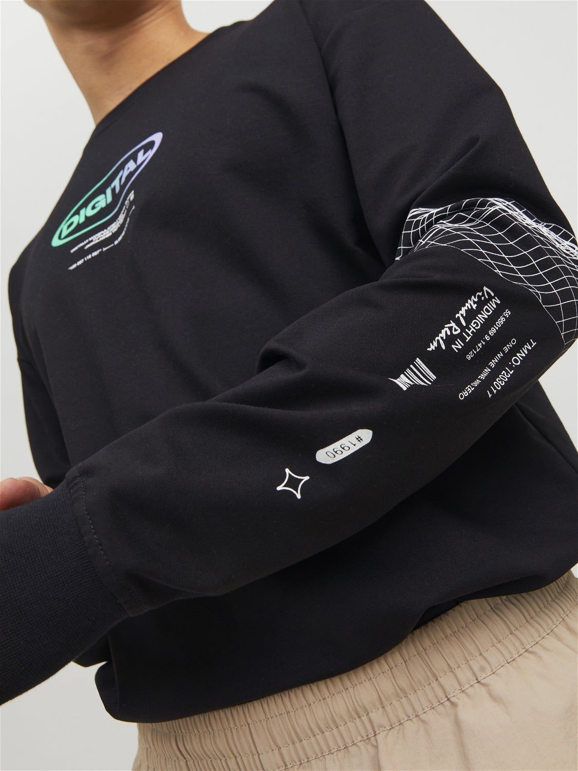 Printed Crewn Neck Sweatshirt sold by Jack & Jones product image thumbnail 5