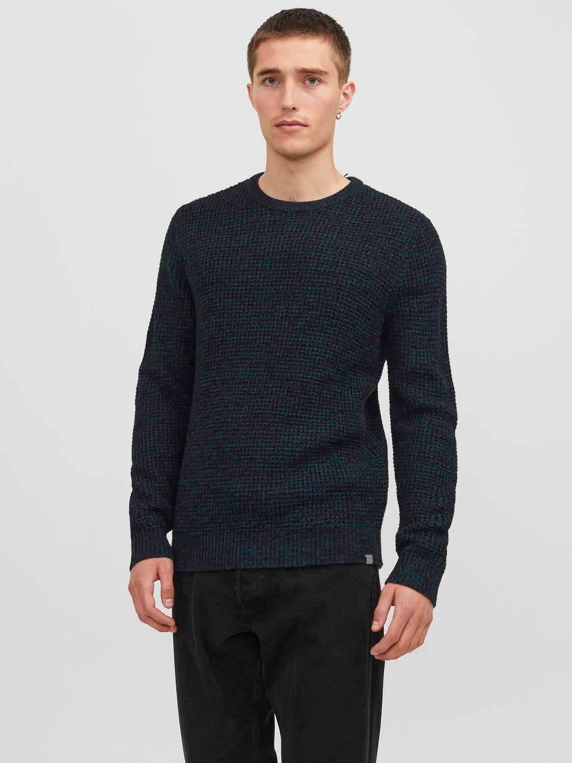 Plain Crew Neck Jumper sold by Jack & Jones