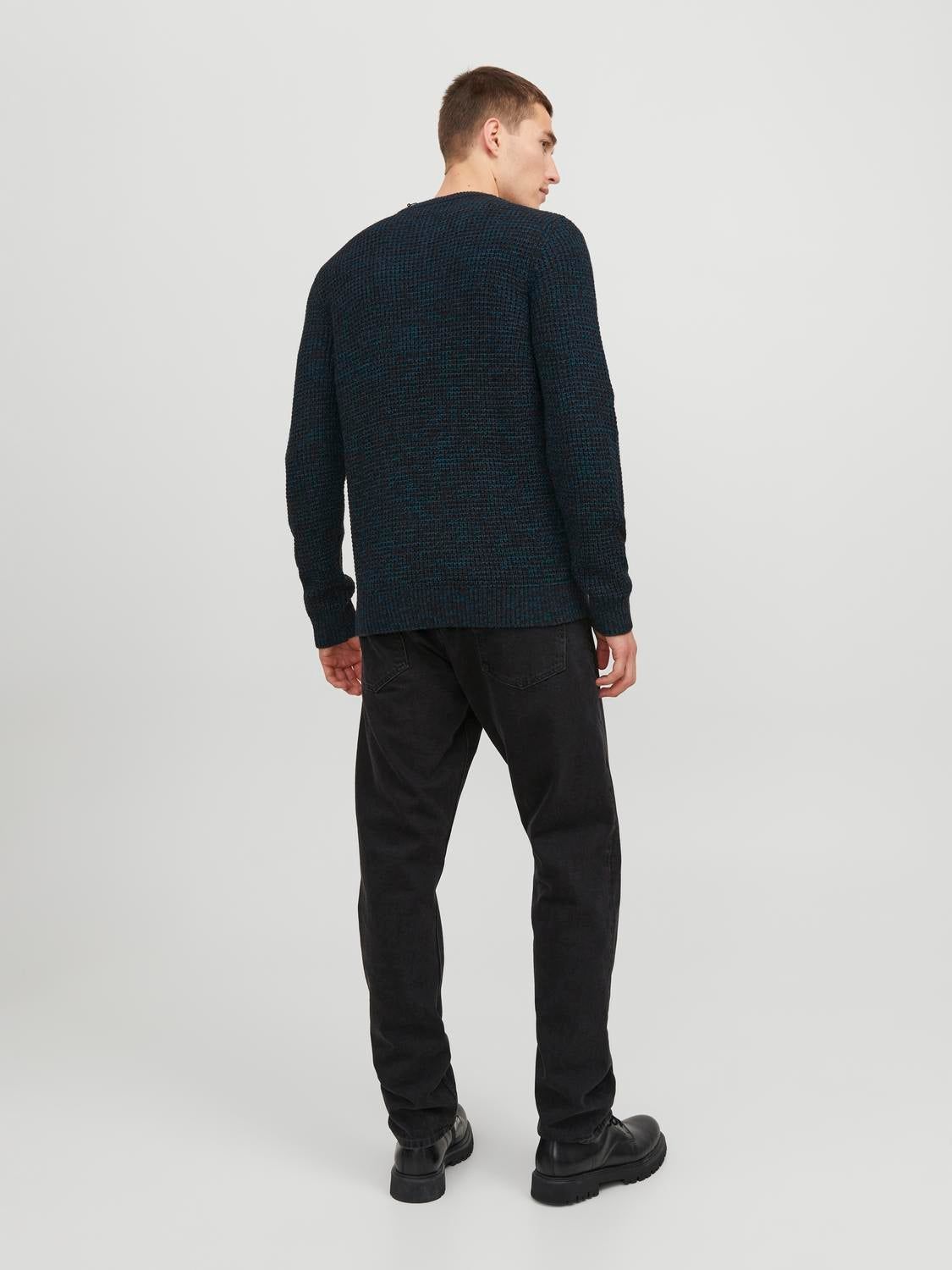 Plain Crew Neck Jumper sold by Jack & Jones product image thumbnail 2