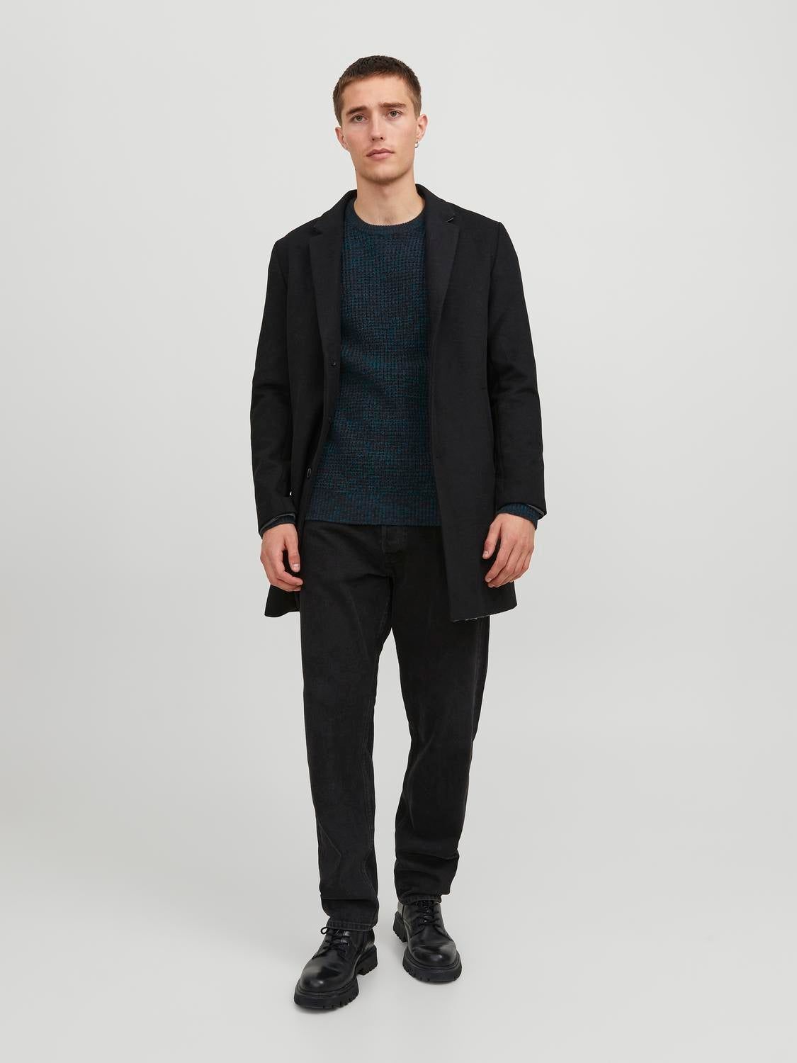 Plain Crew Neck Jumper sold by Jack & Jones product image thumbnail 4