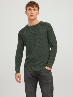 Plain Crew Neck Jumper sold by Jack & Jones