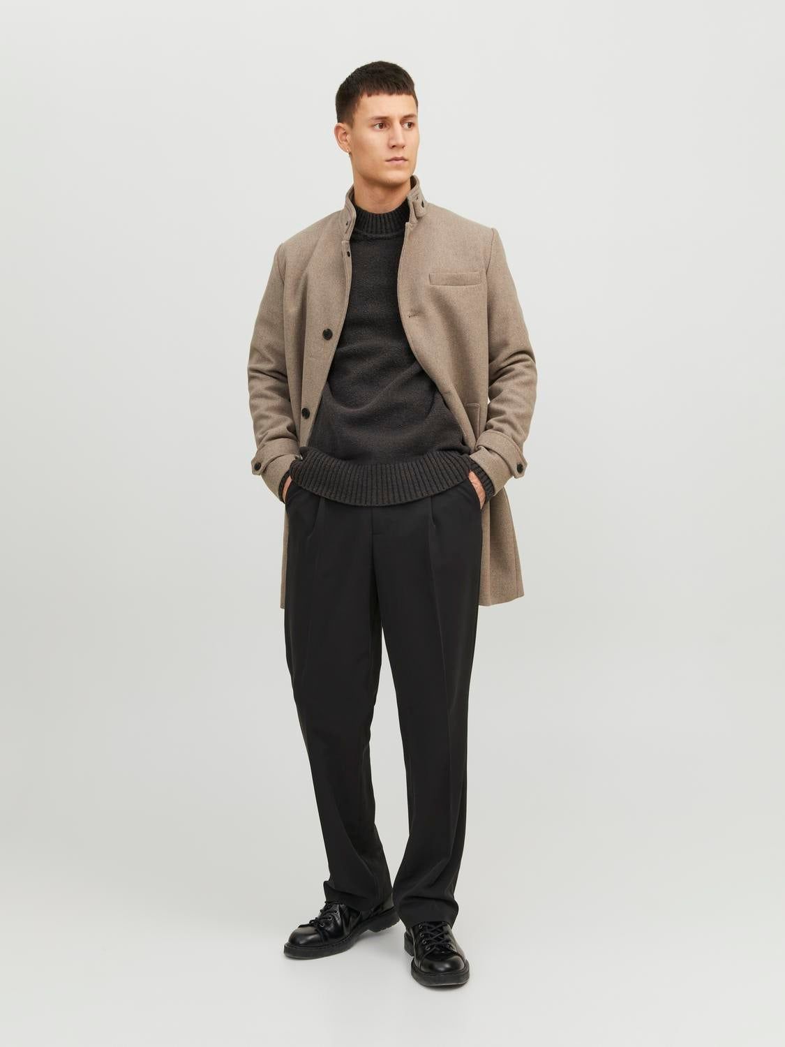 Plain Crew Neck Jumper sold by Jack & Jones product image thumbnail 4