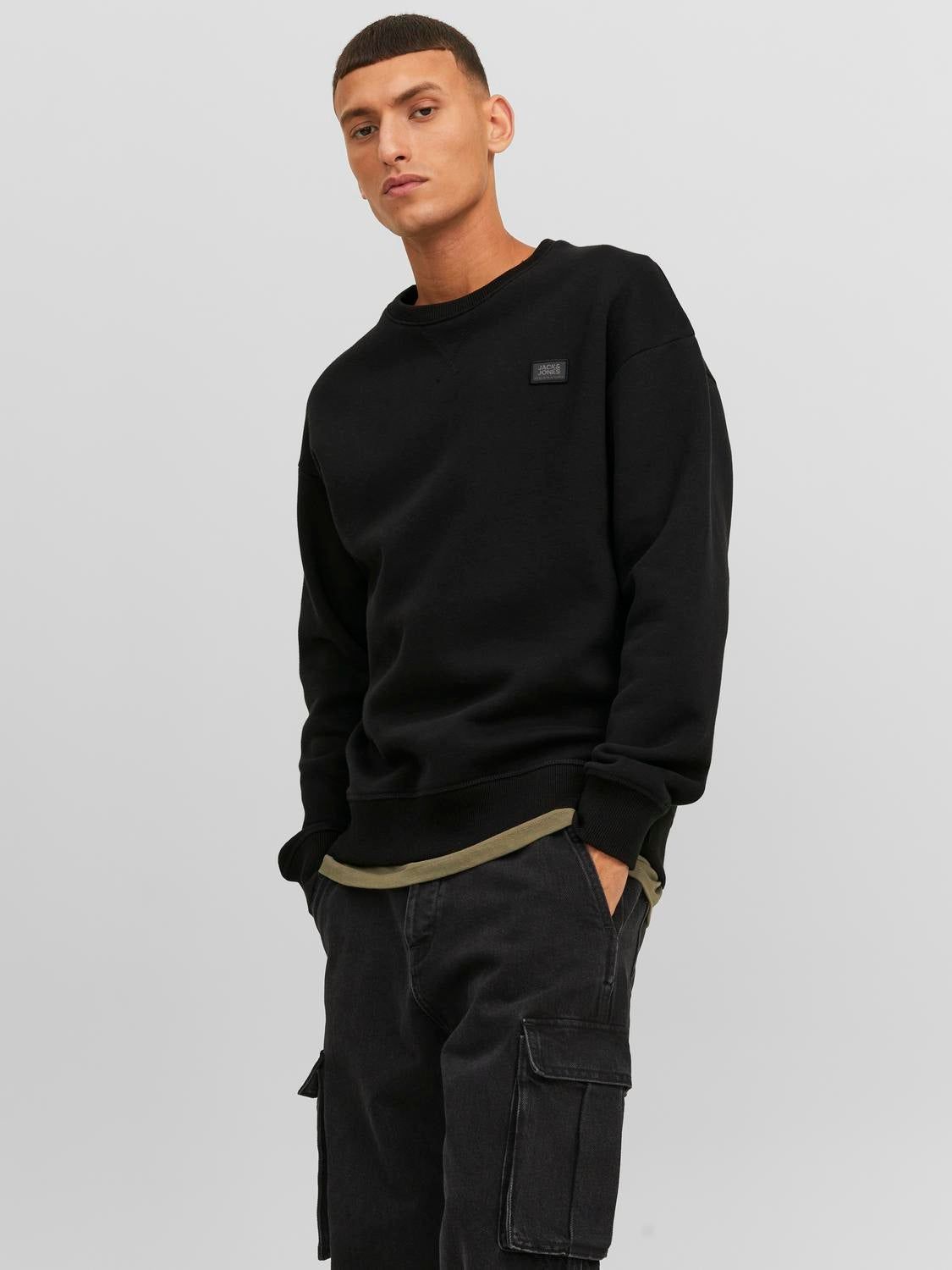 Logo Crewn Neck Sweatshirt sold by Jack & Jones