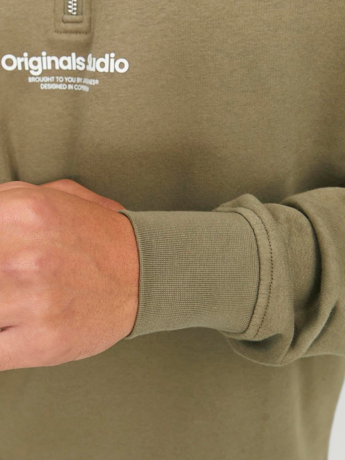 Text Half Zip Sweatshirt sold by Jack & Jones product image thumbnail 5