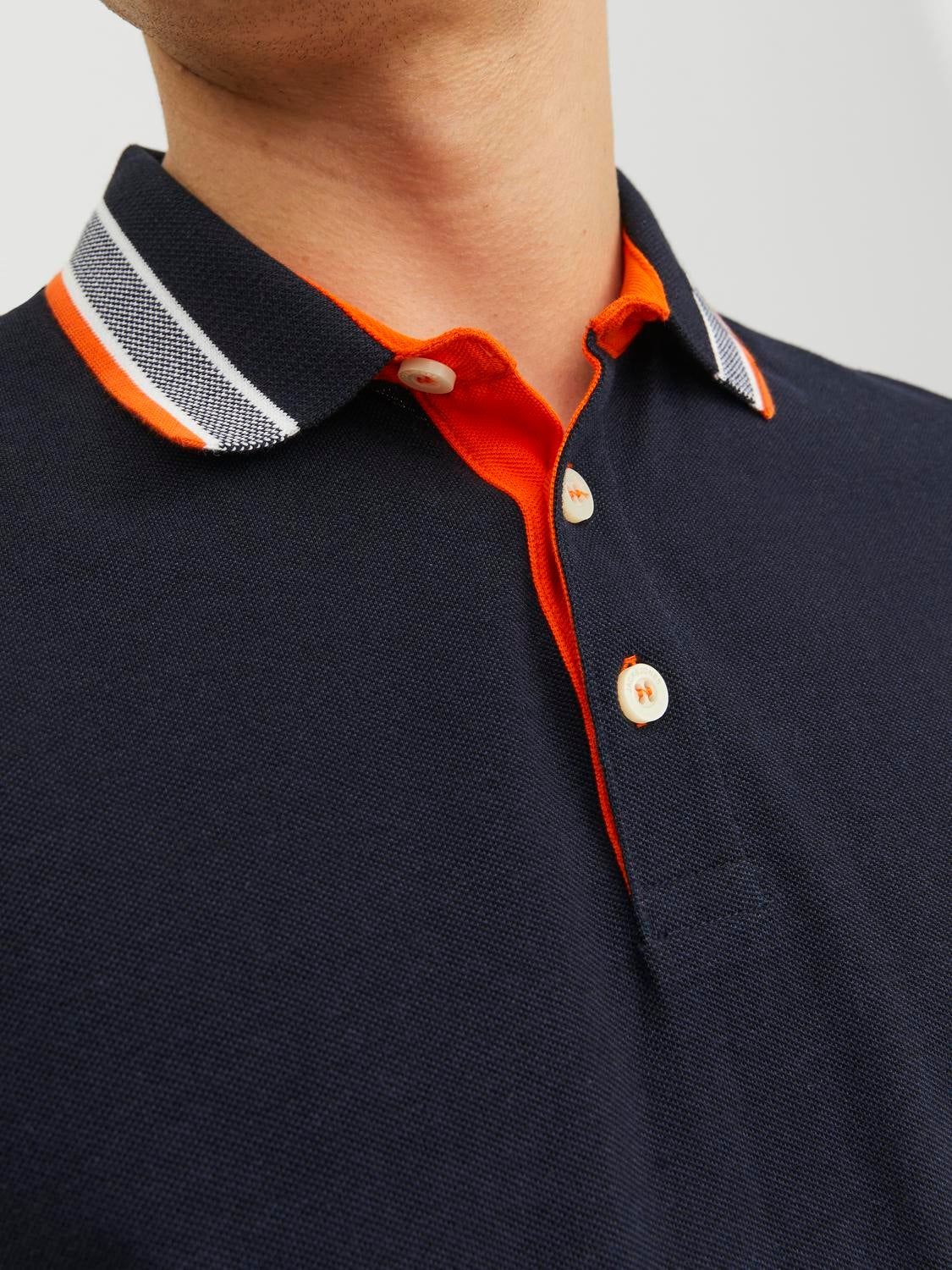 Plain Polo T-shirt sold by Jack & Jones product image thumbnail 5