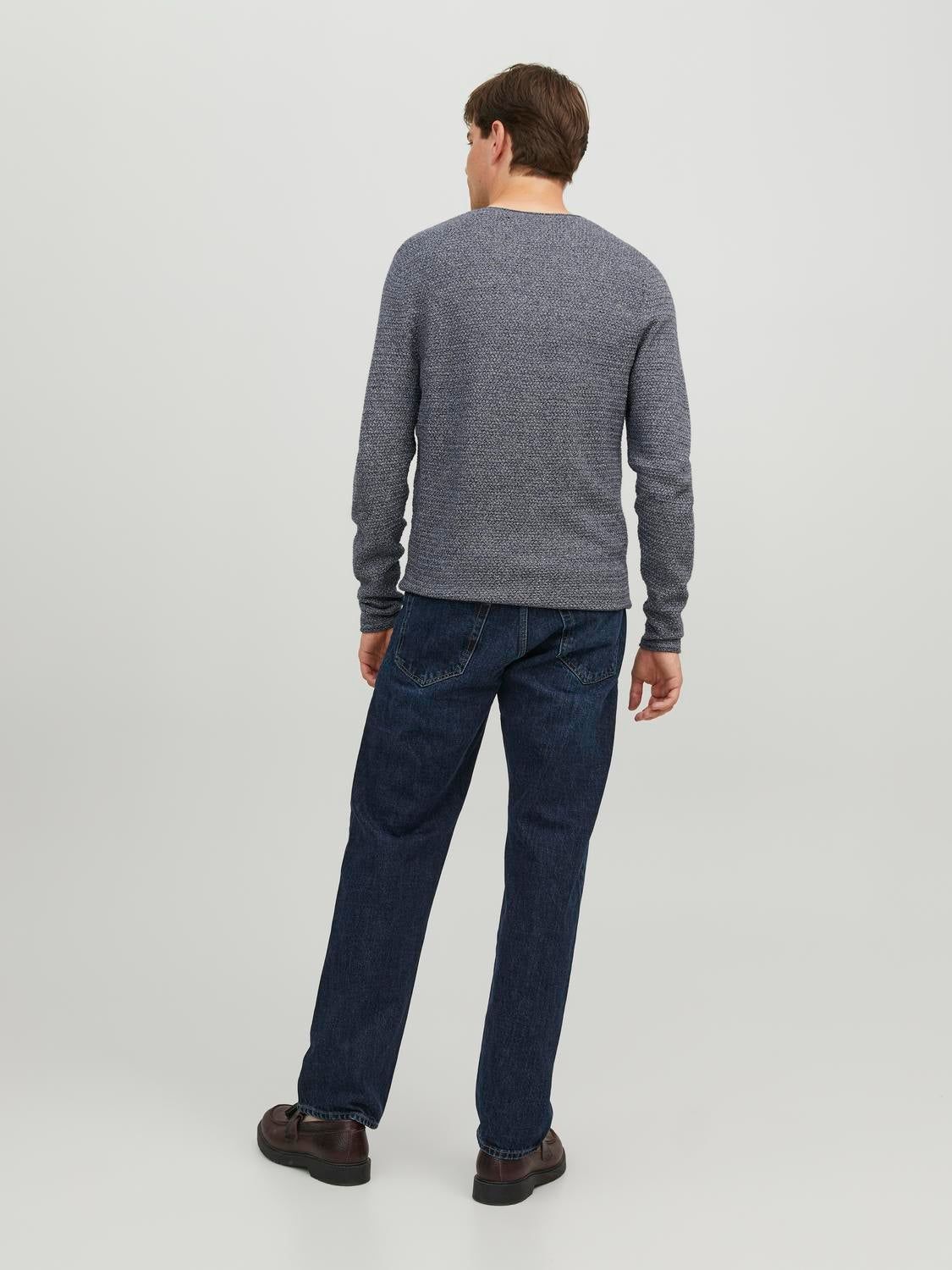 Plain Crew Neck Jumper sold by Jack & Jones product image thumbnail 2
