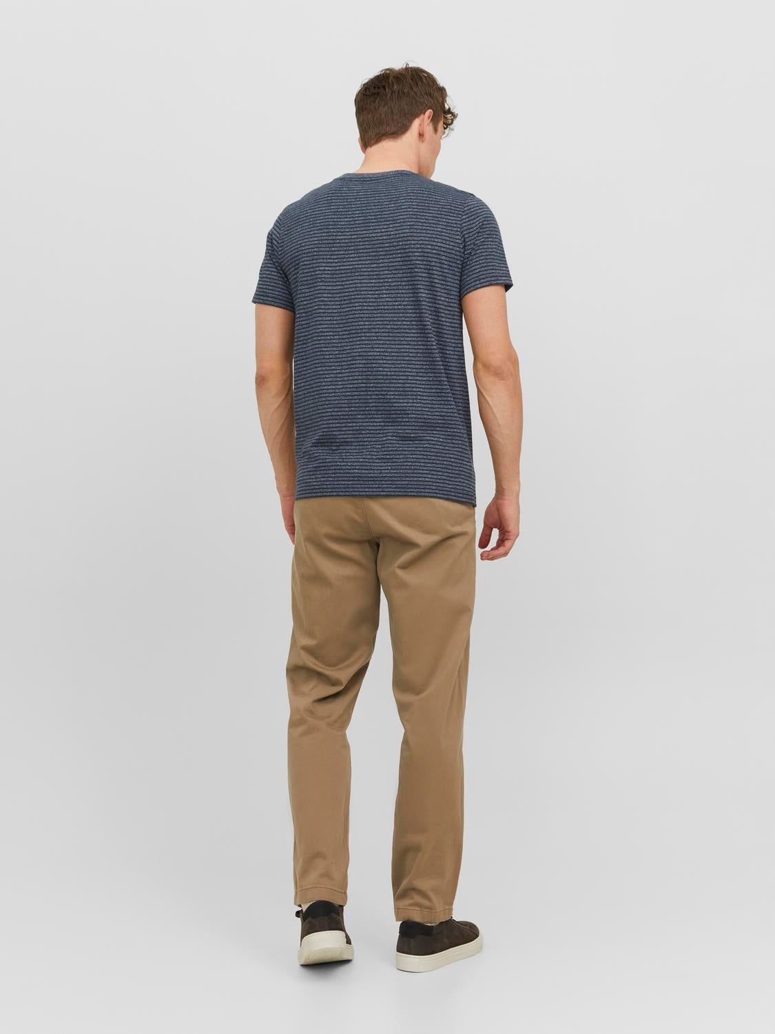 Striped Crew neck T-shirt sold by Jack & Jones product image thumbnail 2