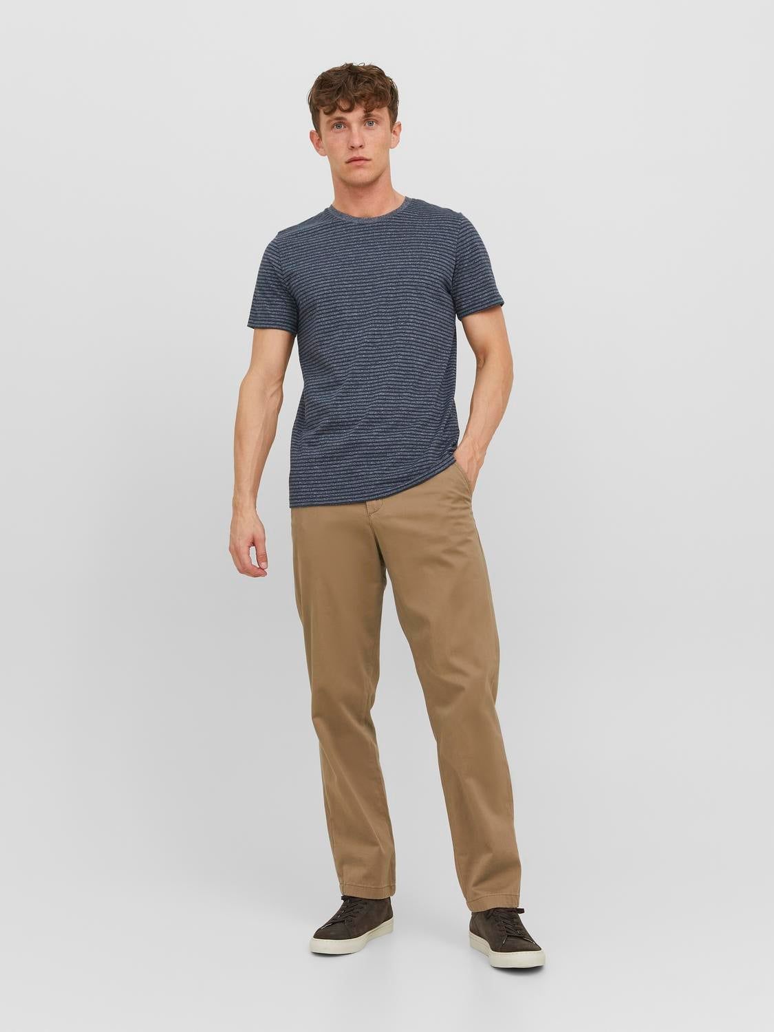 Striped Crew neck T-shirt sold by Jack & Jones product image thumbnail 4