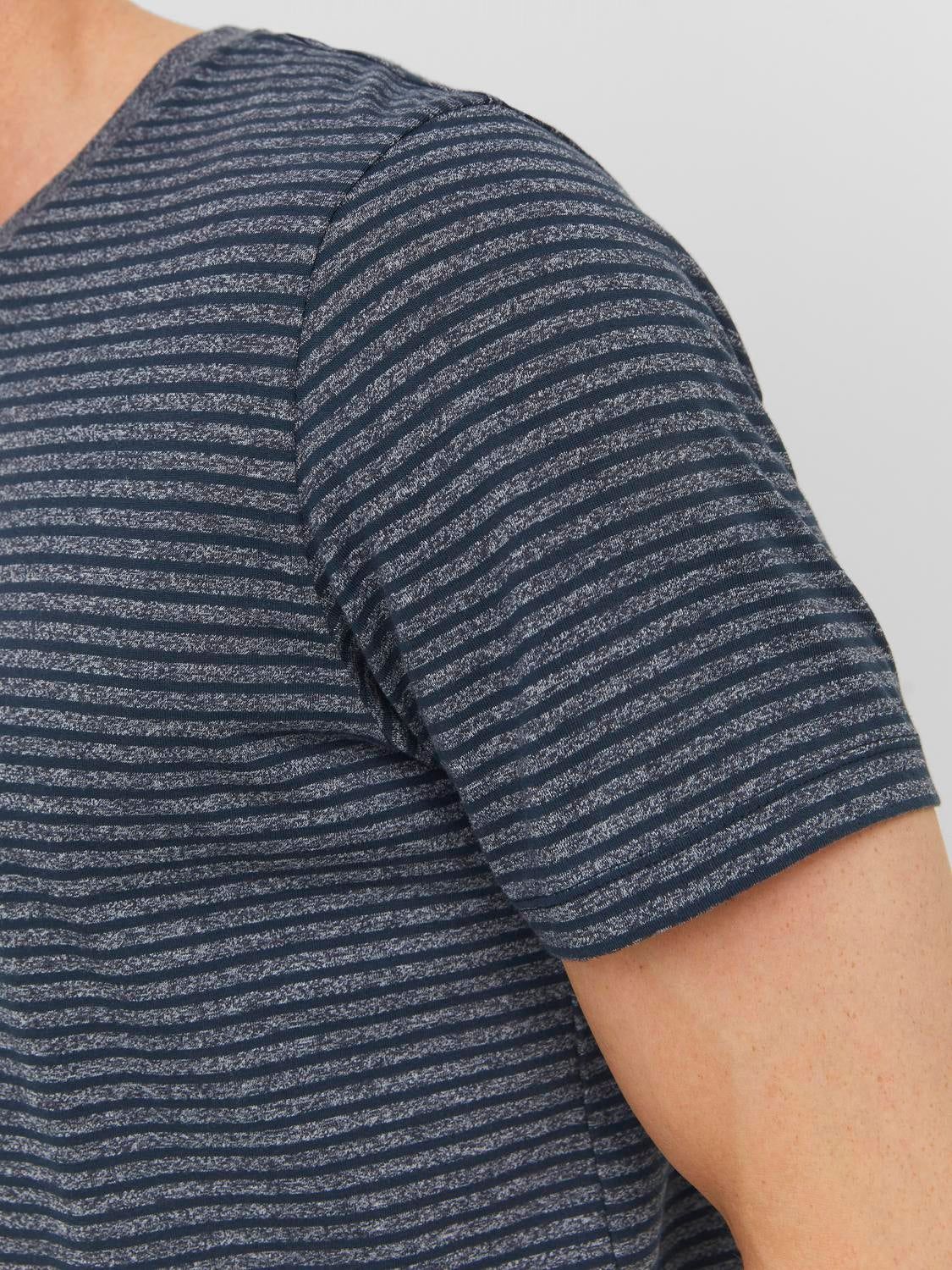 Striped Crew neck T-shirt sold by Jack & Jones product image thumbnail 5